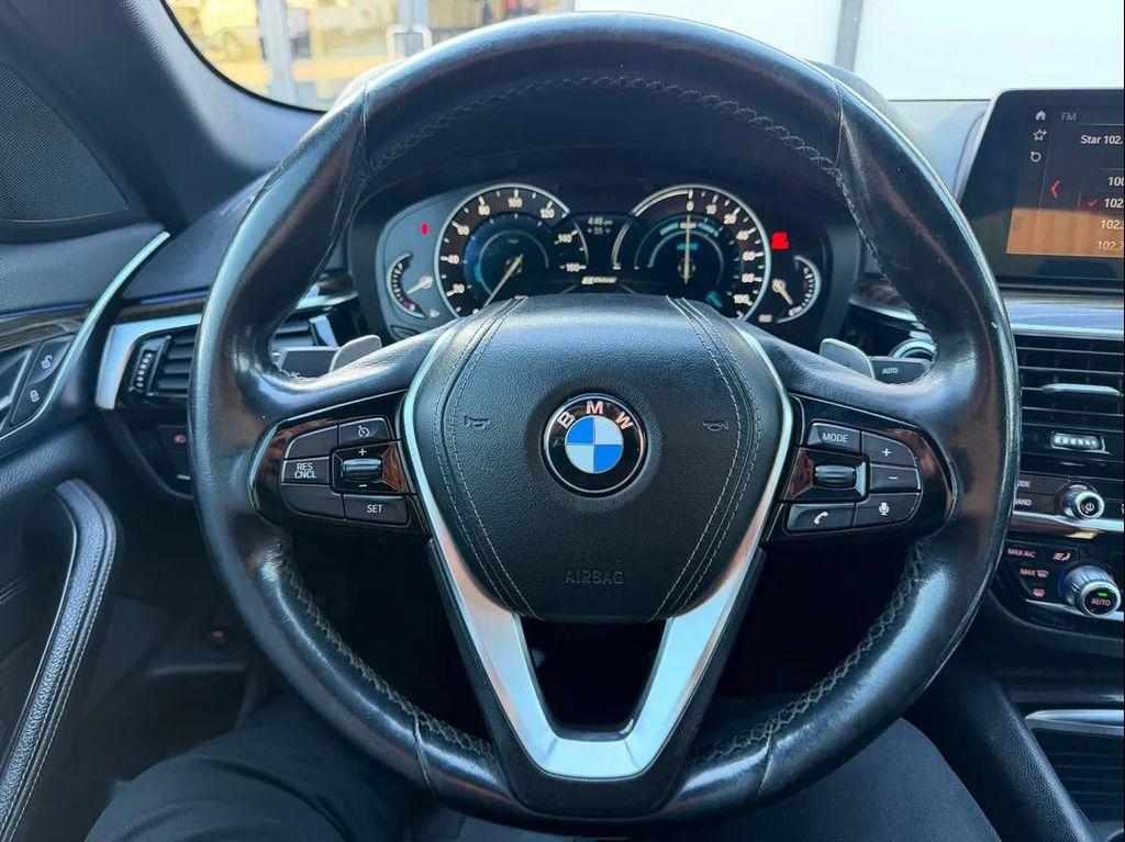 used 2018 BMW 530e car, priced at $13,999