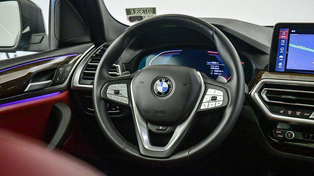 used 2022 BMW X3 car, priced at $31,652