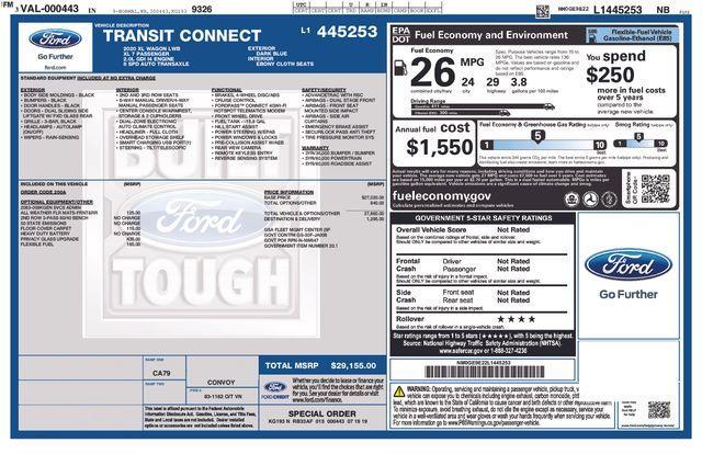 used 2020 Ford Transit Connect car, priced at $9,996
