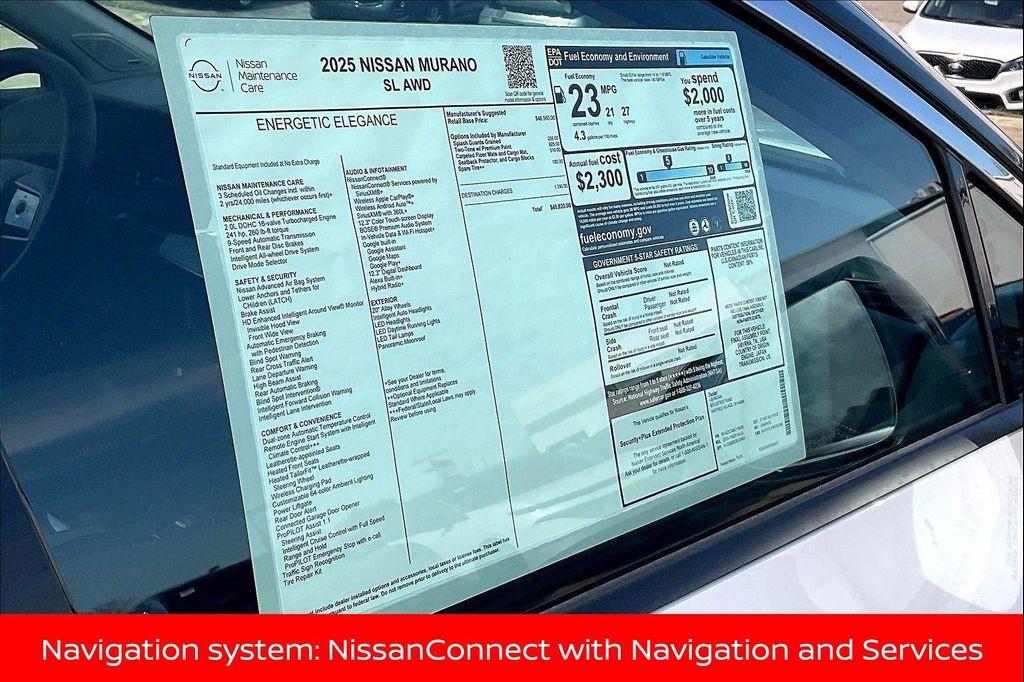 new 2025 Nissan Murano car, priced at $37,675