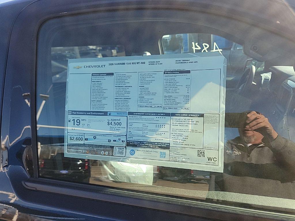 new 2026 Chevrolet Silverado 1500 car, priced at $38,509