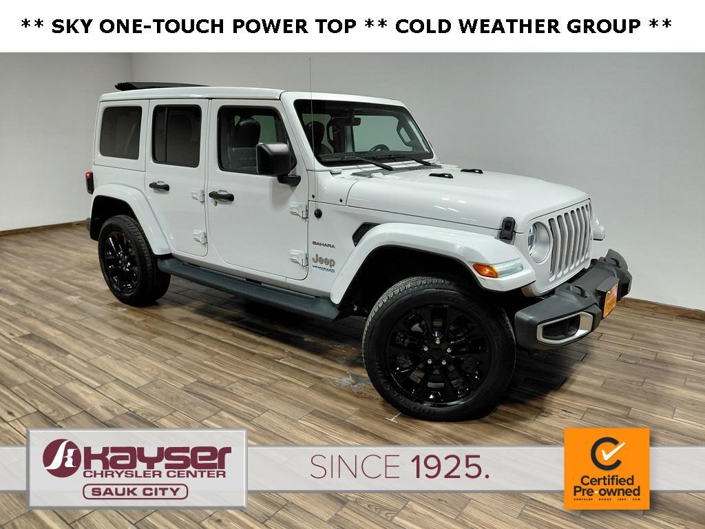 used 2021 Jeep Wrangler Unlimited 4xe car, priced at $22,500