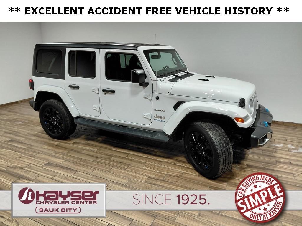 used 2022 Jeep Wrangler Unlimited 4xe car, priced at $27,994