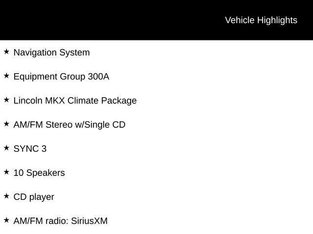 used 2018 Lincoln MKX car, priced at $17,877