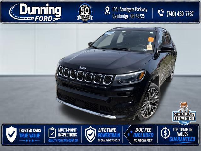 used 2023 Jeep Compass car, priced at $21,600