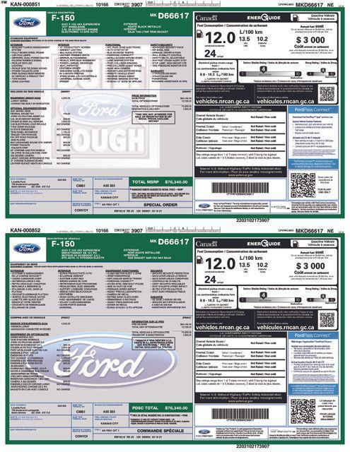 used 2021 Ford F-150 car, priced at $38,323