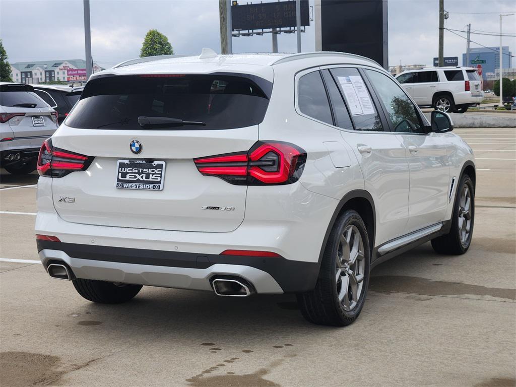 used 2022 BMW X3 car, priced at $30,888