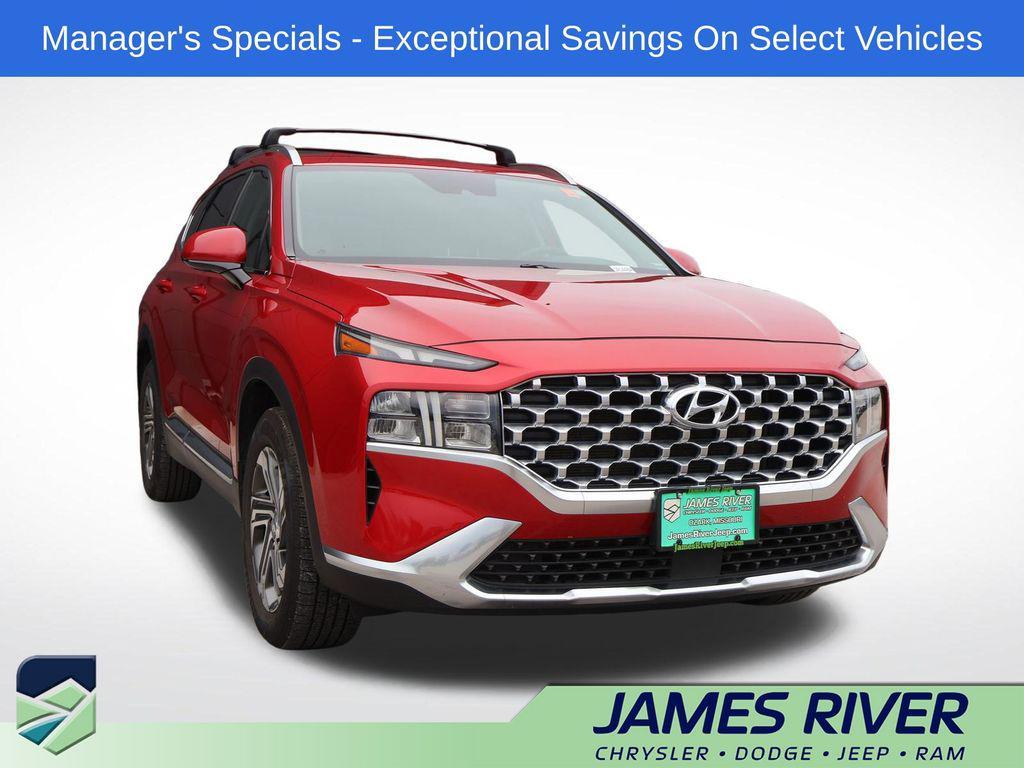 used 2022 Hyundai Santa Fe car, priced at $17,758