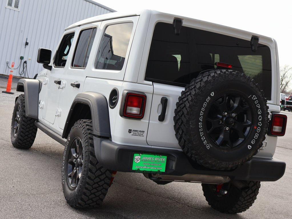 used 2021 Jeep Wrangler car, priced at $29,899