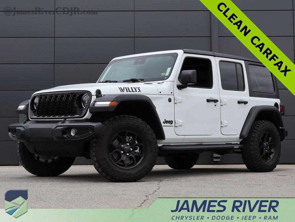 used 2024 Jeep Wrangler car, priced at $36,999