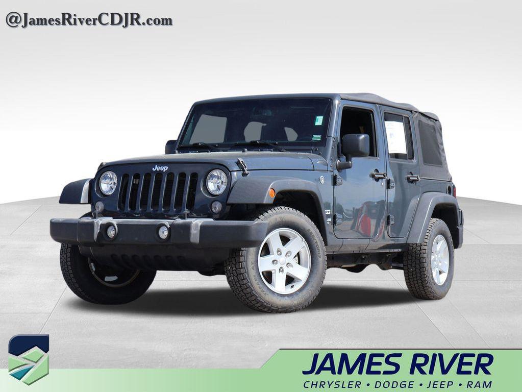 used 2017 Jeep Wrangler Unlimited car, priced at $18,972