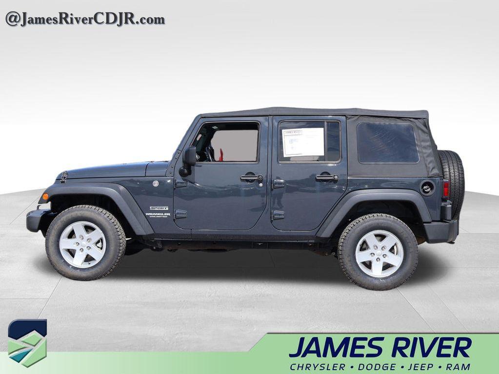 used 2017 Jeep Wrangler Unlimited car, priced at $18,972