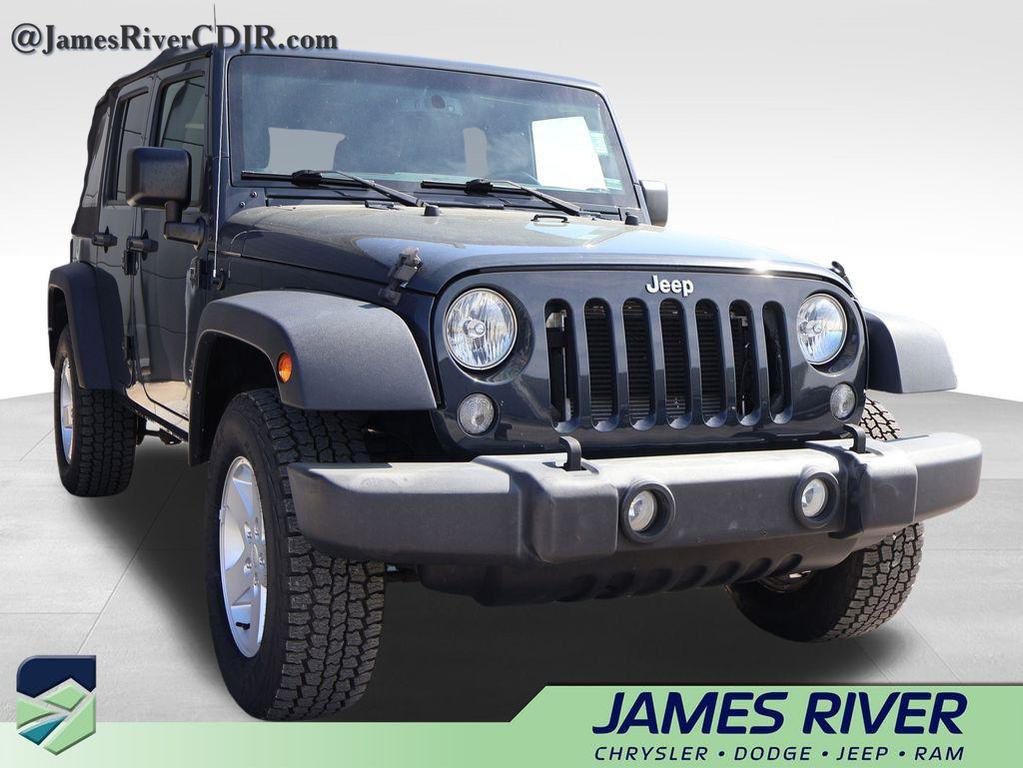 used 2017 Jeep Wrangler Unlimited car, priced at $18,972