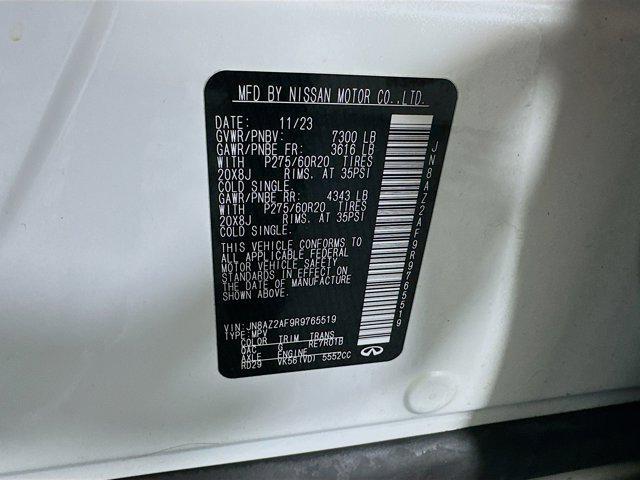 used 2024 INFINITI QX80 car, priced at $38,987