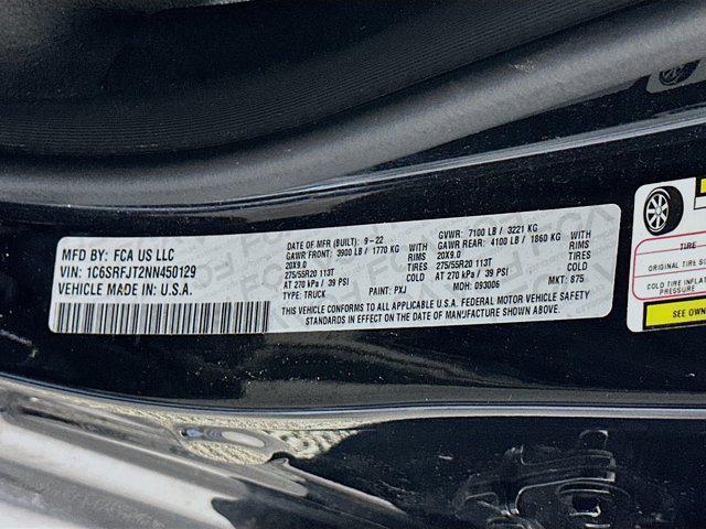 used 2022 Ram 1500 car, priced at $38,487