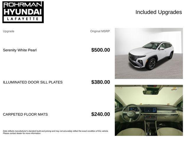 new 2026 Hyundai Tucson car, priced at $32,821