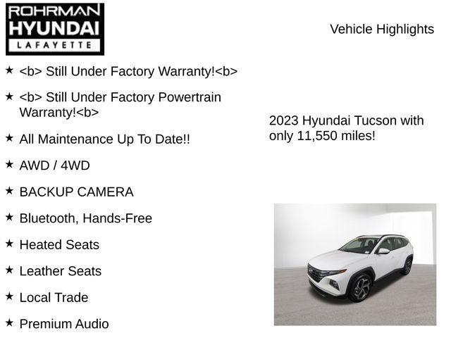 used 2023 Hyundai Tucson car, priced at $24,997
