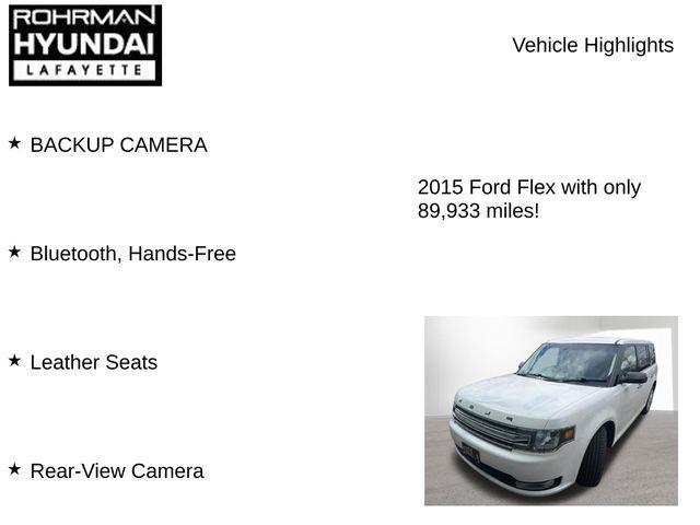 used 2015 Ford Flex car, priced at $9,898