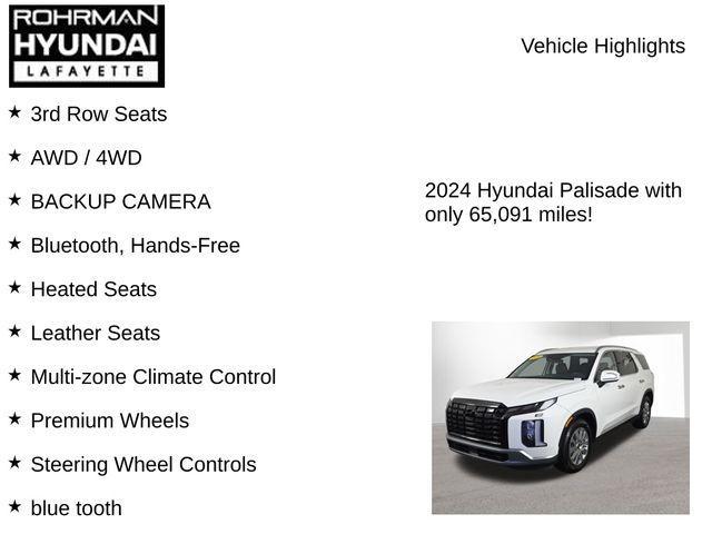 used 2024 Hyundai Palisade car, priced at $28,226