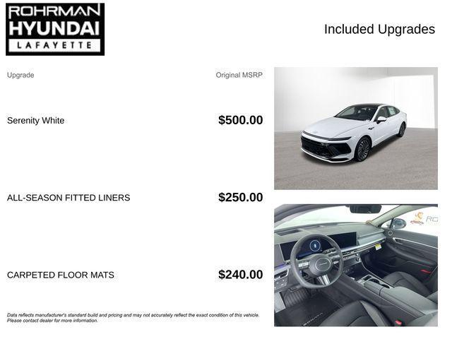 new 2026 Hyundai Sonata Hybrid car, priced at $36,843