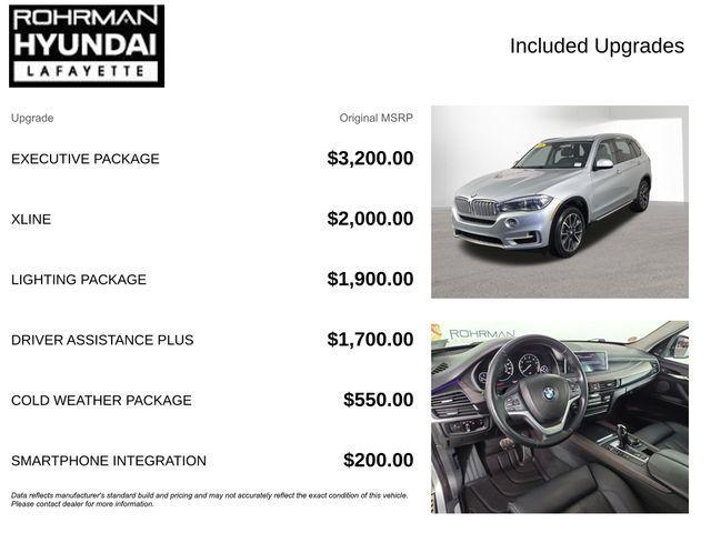 used 2016 BMW X5 car, priced at $16,124
