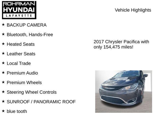 used 2017 Chrysler Pacifica car, priced at $9,495