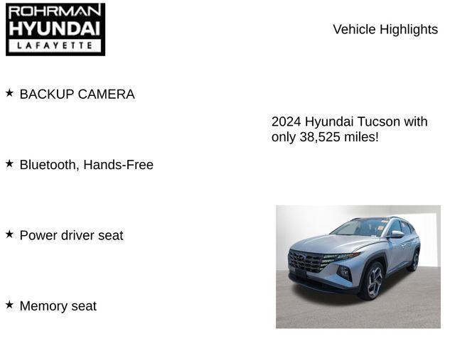 used 2024 Hyundai Tucson car, priced at $27,333
