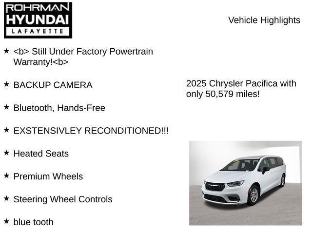 used 2025 Chrysler Pacifica car, priced at $25,610