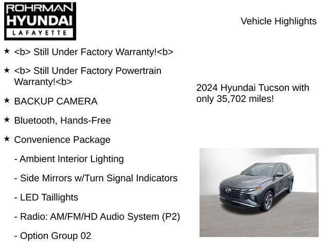 used 2024 Hyundai Tucson car, priced at $23,719