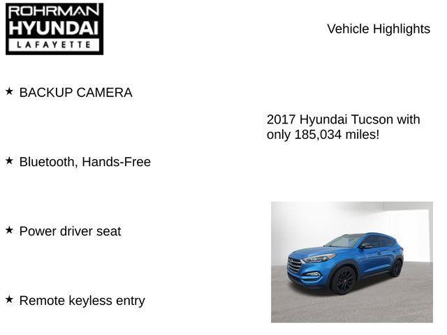 used 2017 Hyundai Tucson car, priced at $8,630
