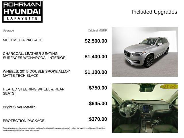 used 2019 Volvo XC90 car, priced at $17,578