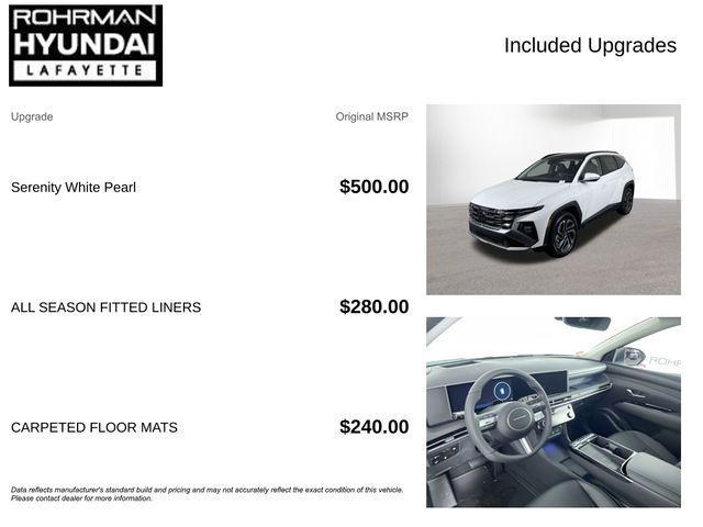 new 2026 Hyundai Tucson car, priced at $38,026