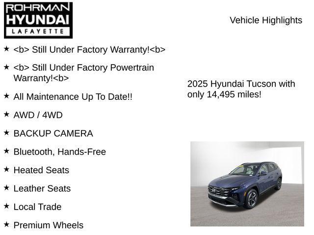used 2025 Hyundai Tucson car, priced at $27,377