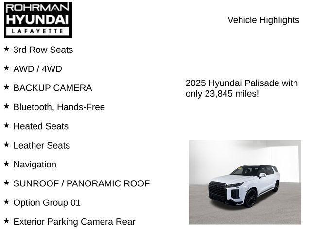 used 2025 Hyundai Palisade car, priced at $44,367