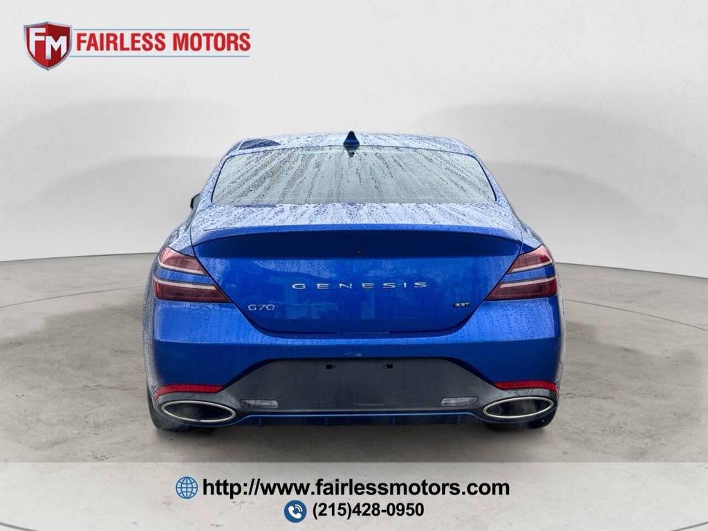 used 2022 Genesis G70 car, priced at $29,900