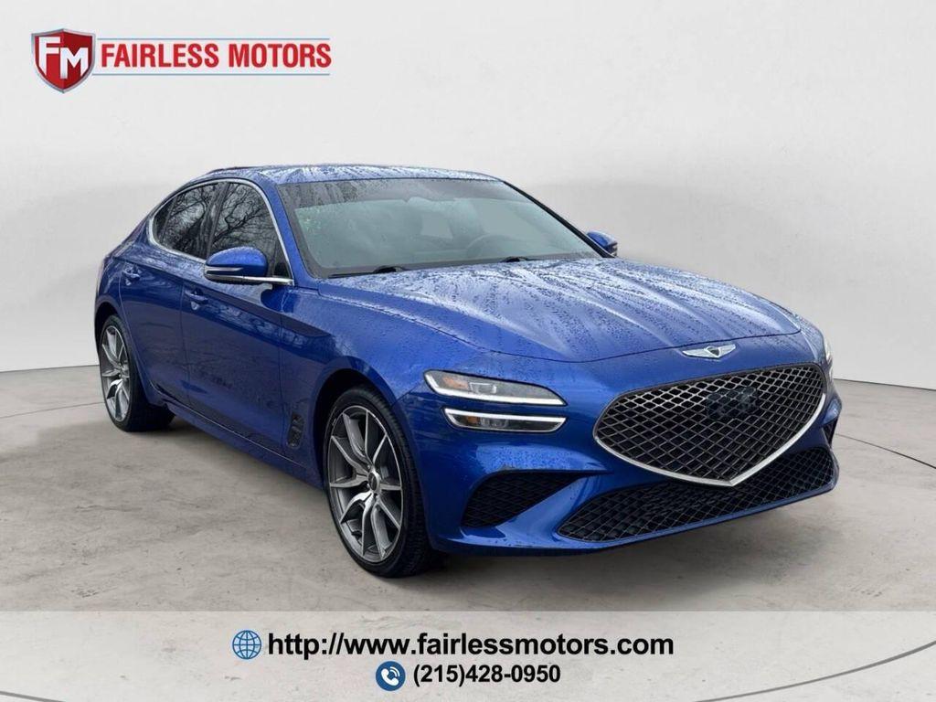 used 2022 Genesis G70 car, priced at $29,900