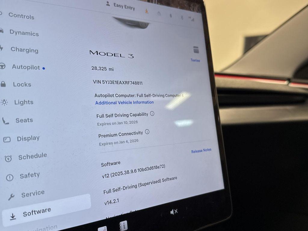 used 2024 Tesla Model 3 car, priced at $29,497