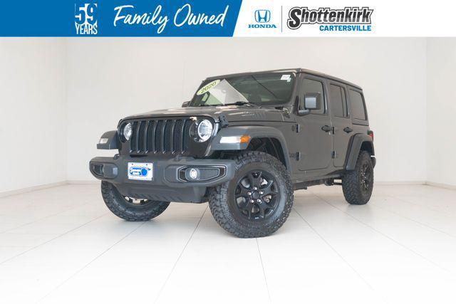 used 2020 Jeep Wrangler Unlimited car, priced at $30,399