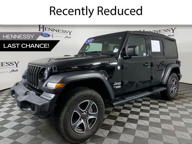 used 2020 Jeep Wrangler Unlimited car, priced at $20,855