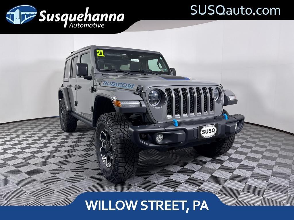 used 2021 Jeep Wrangler Unlimited 4xe car, priced at $28,581