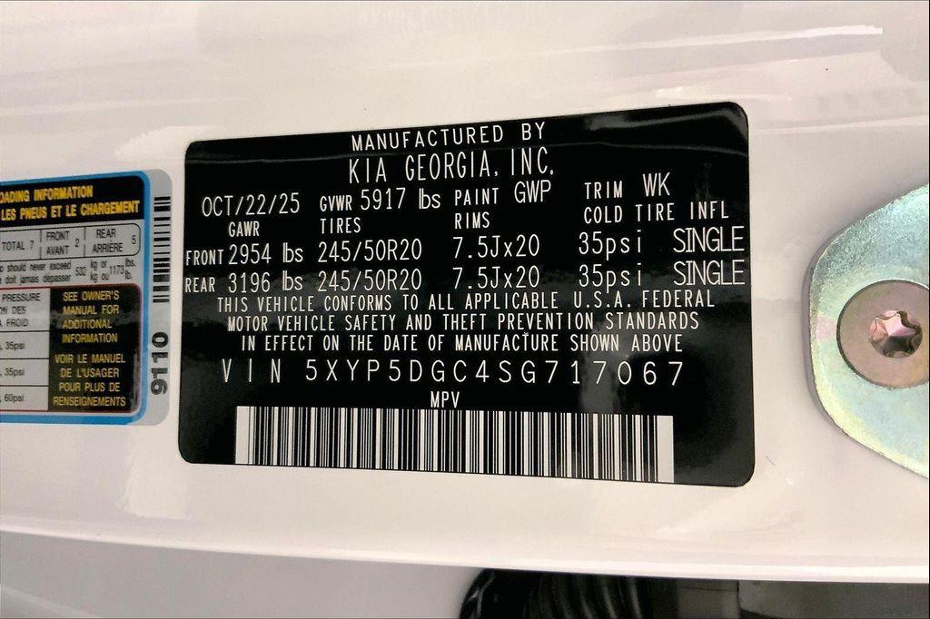 new 2025 Kia Telluride car, priced at $50,910