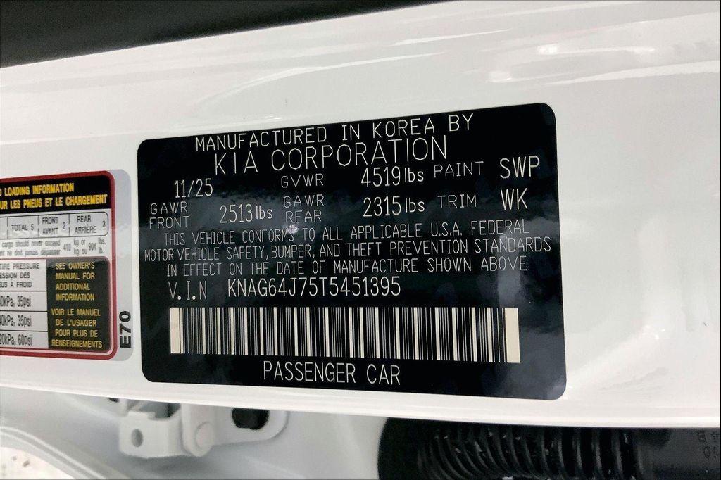 new 2026 Kia K5 car, priced at $31,175