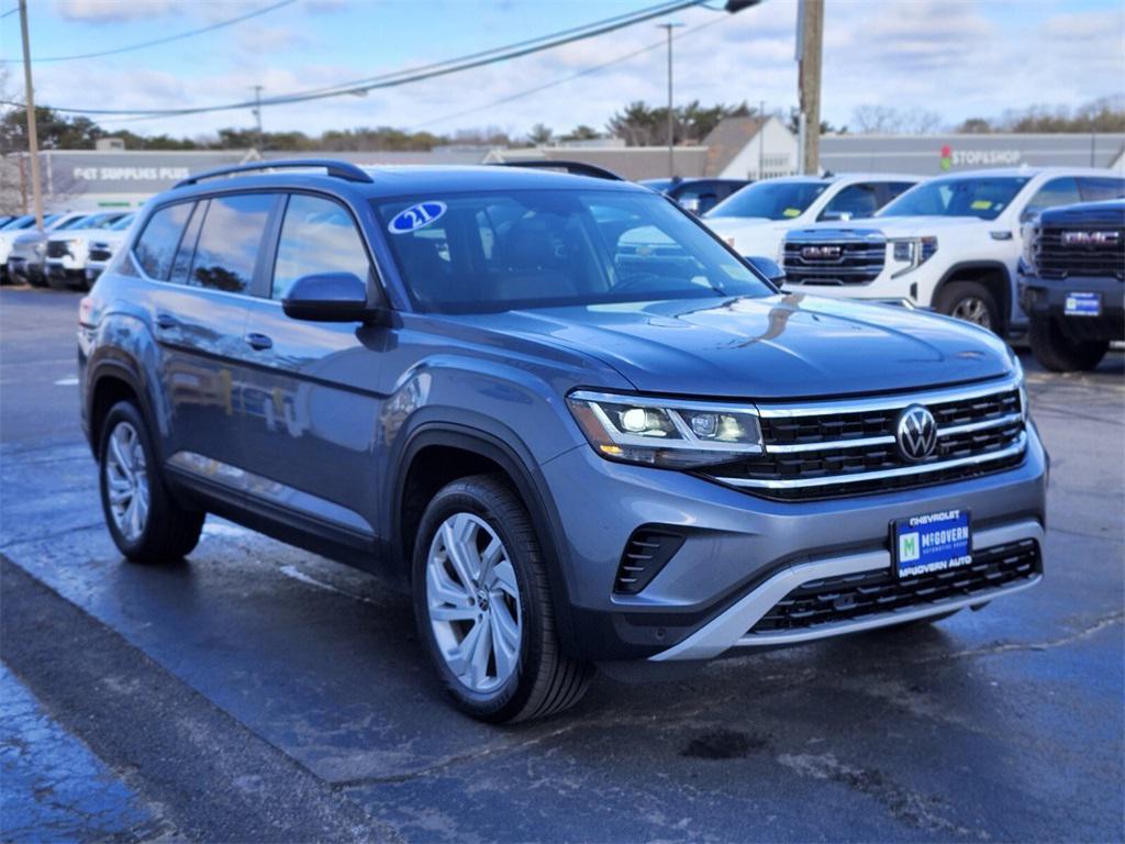 used 2021 Volkswagen Atlas car, priced at $22,788