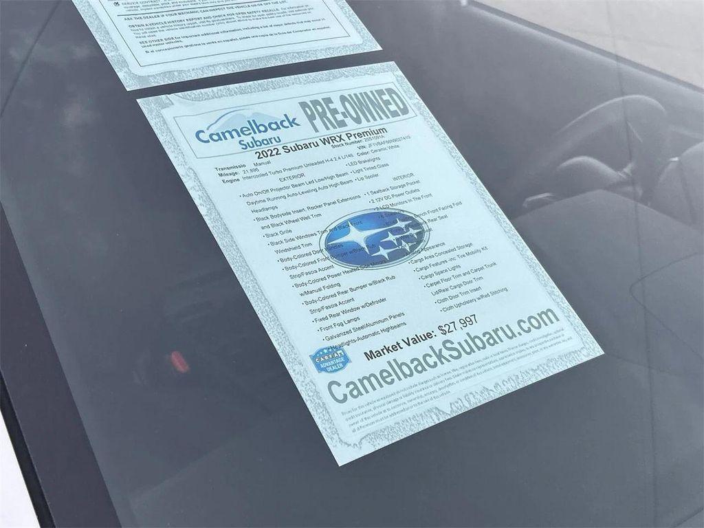 used 2022 Subaru WRX car, priced at $26,997