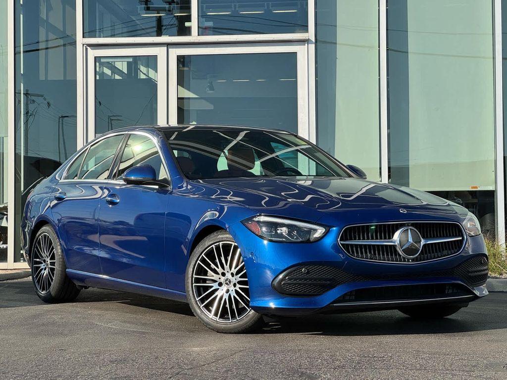 used 2022 Mercedes-Benz C-Class car, priced at $27,998