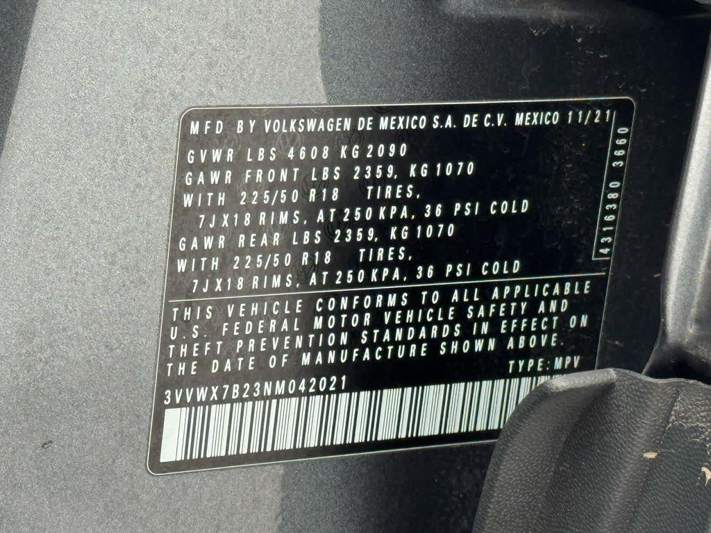 used 2022 Volkswagen Taos car, priced at $19,293