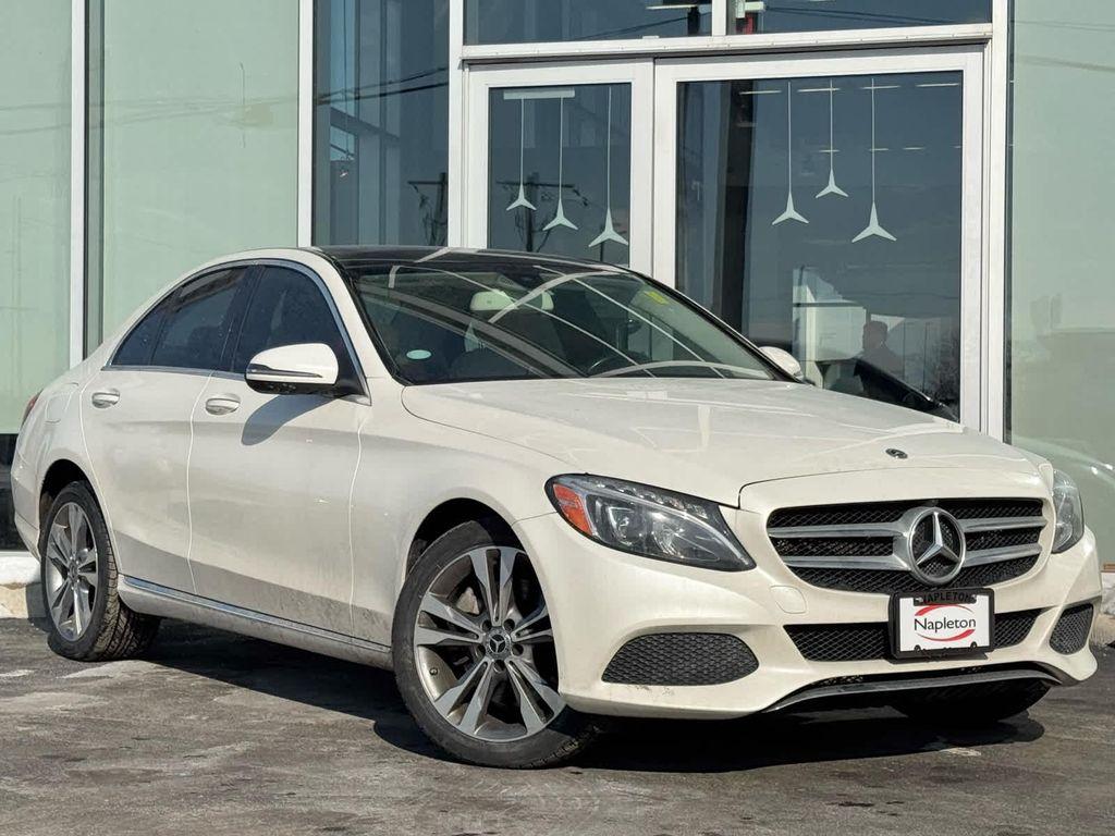 used 2018 Mercedes-Benz C-Class car, priced at $16,000