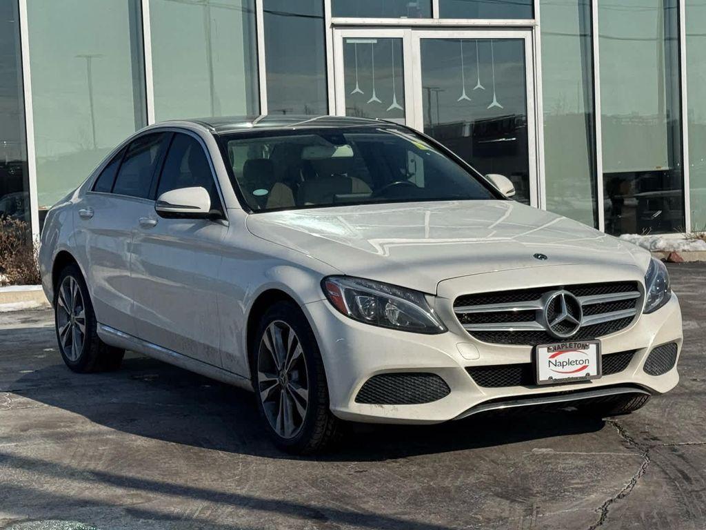 used 2018 Mercedes-Benz C-Class car, priced at $16,000