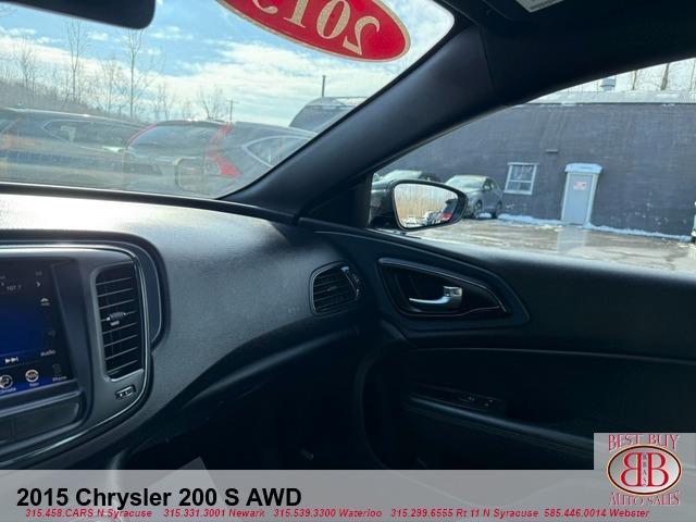 used 2015 Chrysler 200 car, priced at $10,995