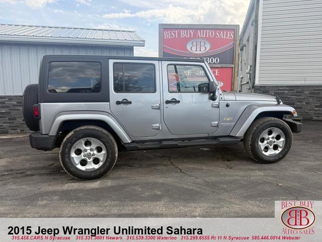 used 2015 Jeep Wrangler Unlimited car, priced at $16,995